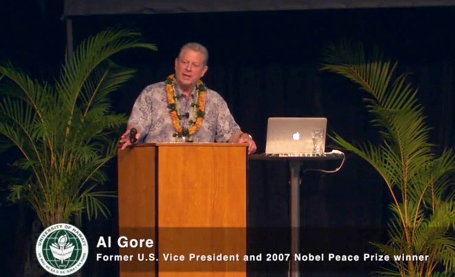 Al Gore speaks at 2014 Pauley Seminar