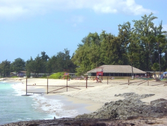 white plains beach on the west side of oahu