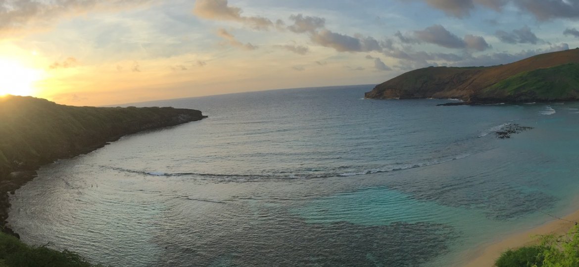Hanauma Bay at sunrise