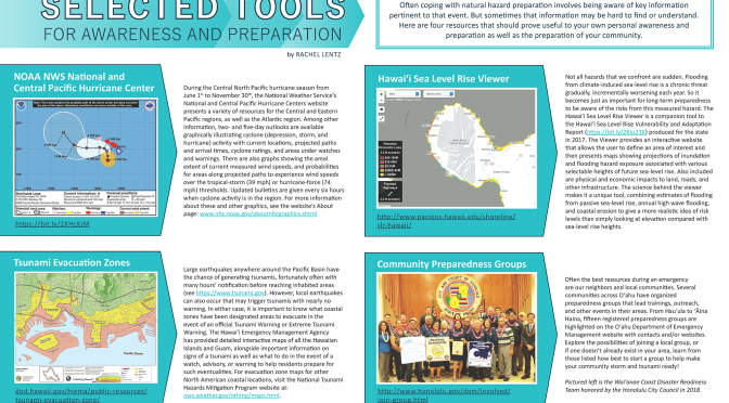 Entire article layout featuring images of various maps, webplatform and community preparedness group photo