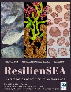 Cover of ResilienSEA art exhibit program