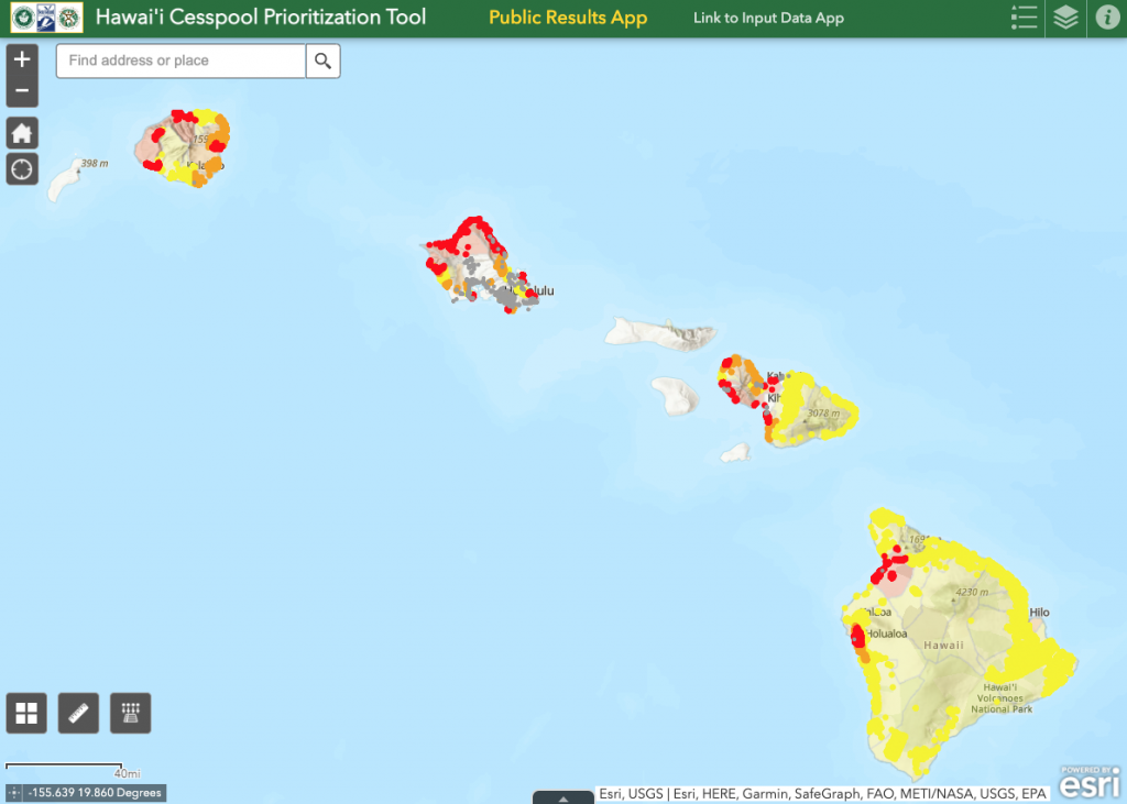 Screenshot-Hawai‘i Cesspool Prioritization Tool