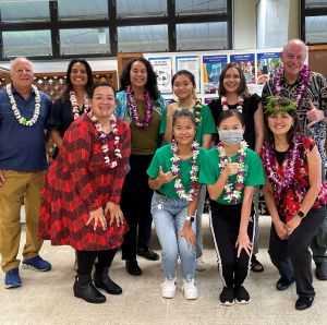 Speakers at the U.S. EPA Investing in Hawai'i: Zero Waste press event on October 12, 2023 in Hilo