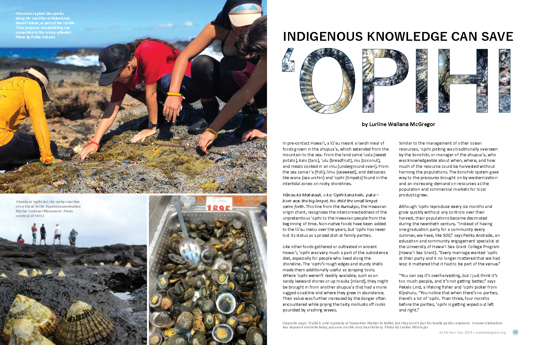 Indigenous Knowledge Can Save ʻOpihi